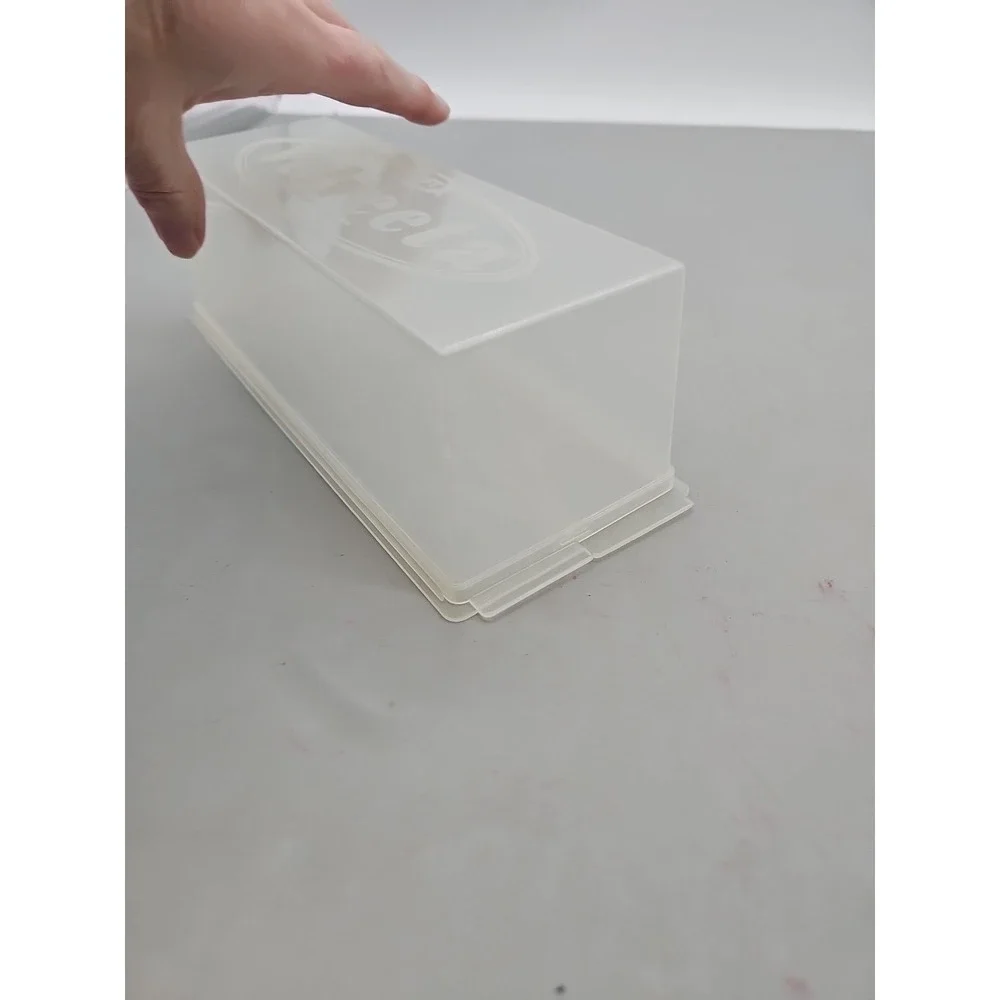 Kraft‎ Velveeta Cheese Box Keeper Container Clear Plastic USA, Holds 2lbs